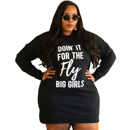 "Fly Big Girls" Dress